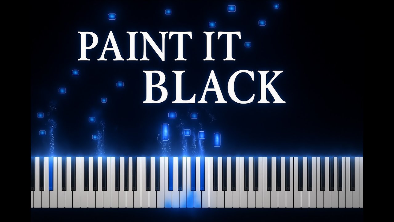 Paint It Black - The Rolling Stones (Piano cover)