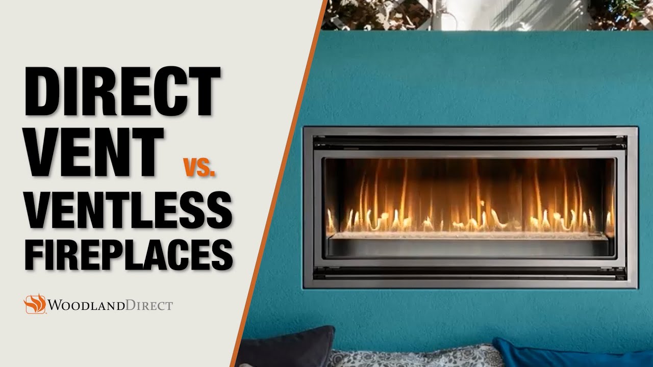 Direct Vent vs Ventless Gas Fireplaces | What's the Difference?