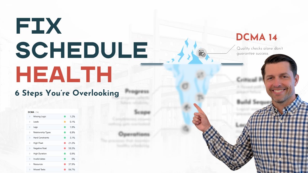 Construction Schedule Health Explained: DCMA 14 and Why It’s Not Enough