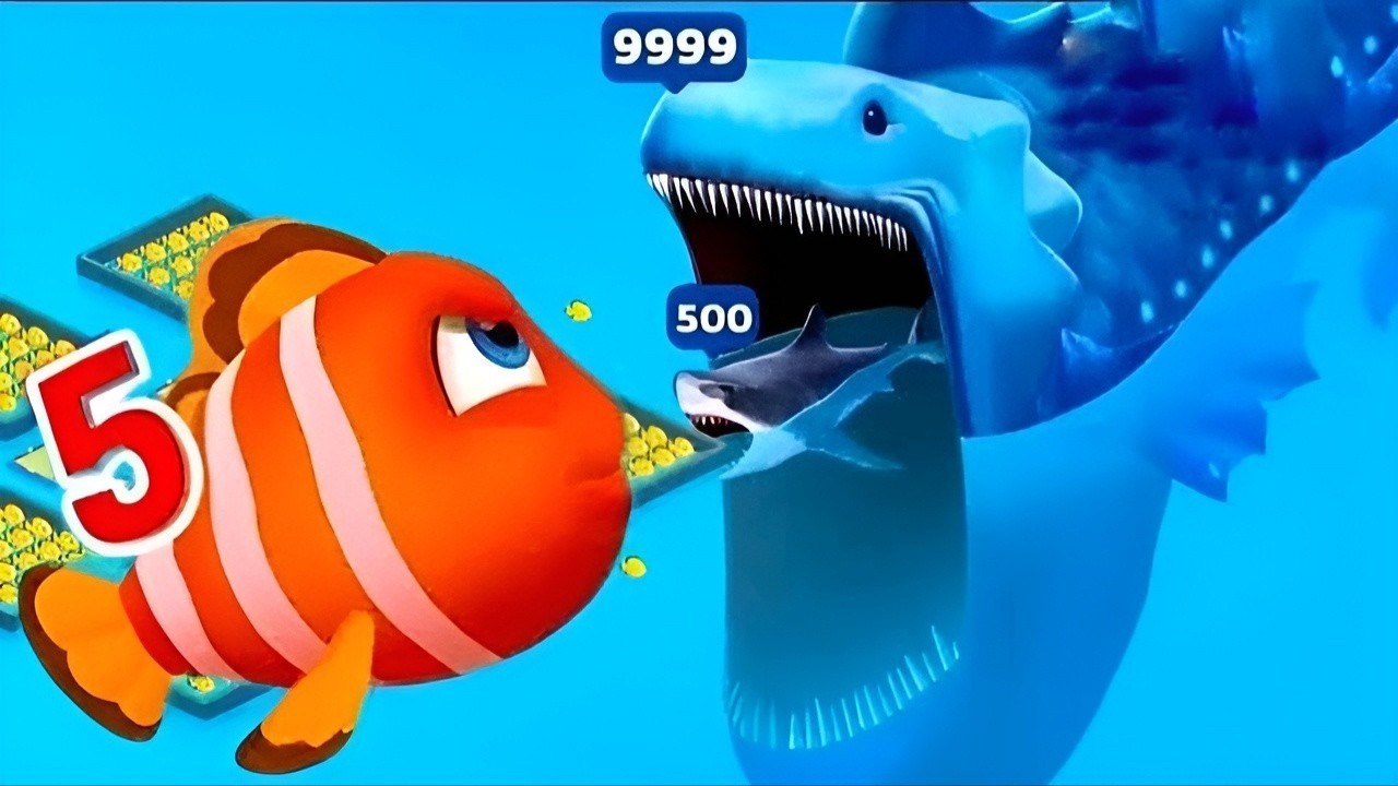 Fishdom 🐠 ads Mini Games 66.5 New update. Hungry fish video gameplay Hadi gaming yt