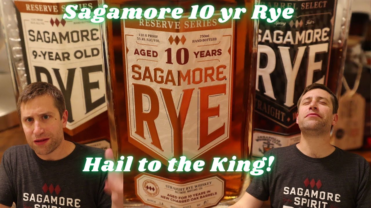 Sagamore 10 Yr Rye.  The Best Rye Ever. Sagamore 10 Reserve Series 2025