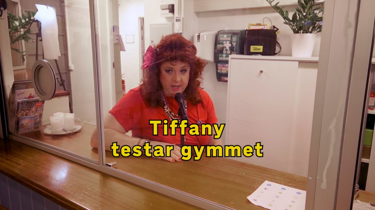 Tiffany testar gymmet
