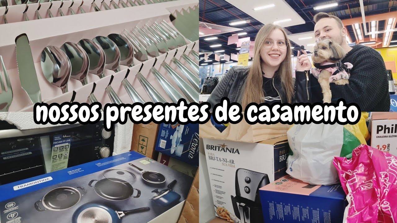 NOSSOS PRESENTES DE CASAMENTO