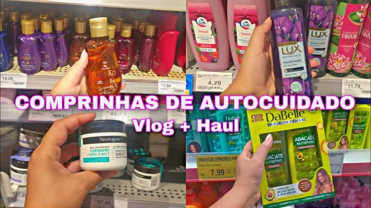 Vlog: Comprando produtos de autocuidado✨