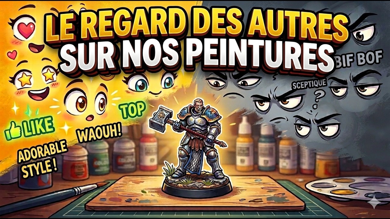 La peur du jugement : le fléau du peintre de figurines !