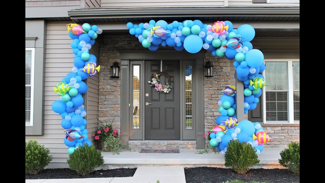 Under The Sea Balloon Garland DIY | How To | Tutorial