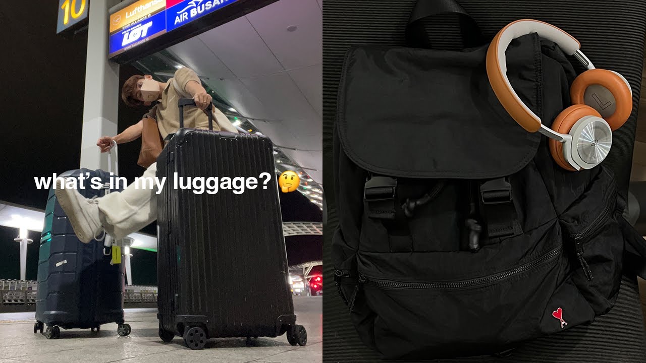 여행 갈 때 챙겨가는 찐템들+✨ 맥시멀리스트의 캐리어를 공개합니다 🧳 Luggage Unpacking with me!