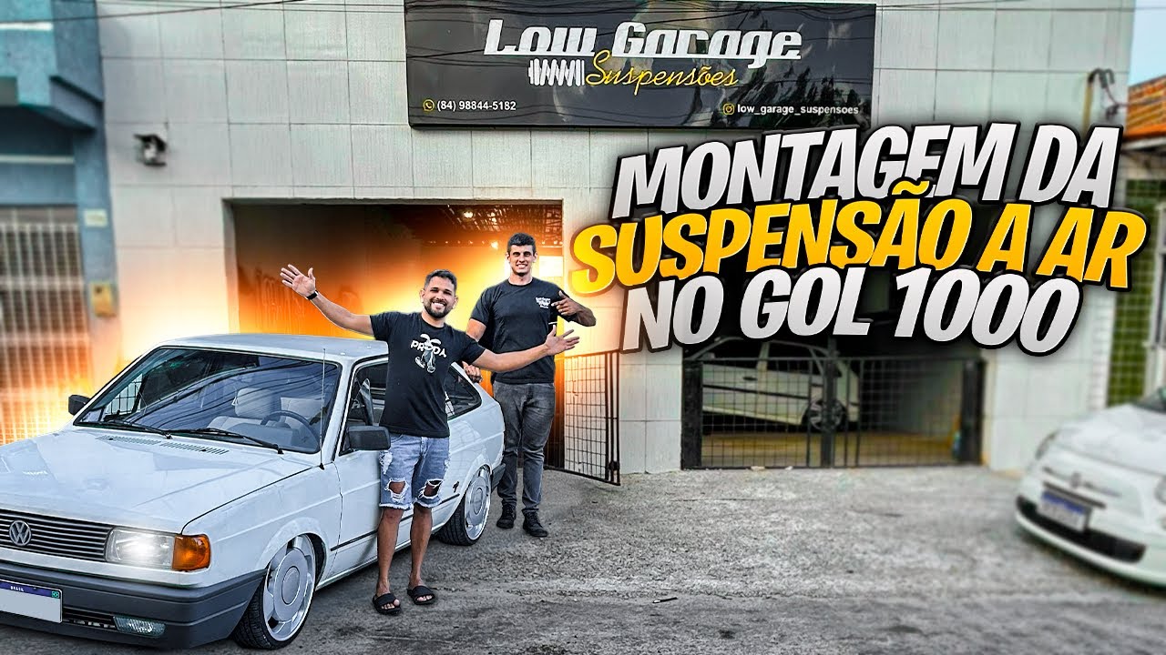 Levei o gol pra Natal -Rn pra montar a suspensão a ar . 