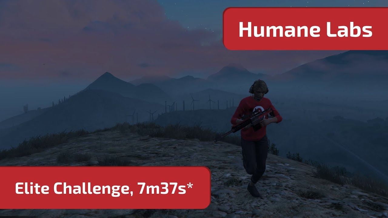 GTA Online - Humane Labs (Elite Challenge, 7m37s*)