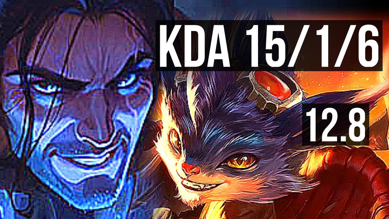 SYLAS vs RUMBLE (MID) | 15/1/6, 7 solo kills, Legendary, 400+ games | KR Master | 12.8