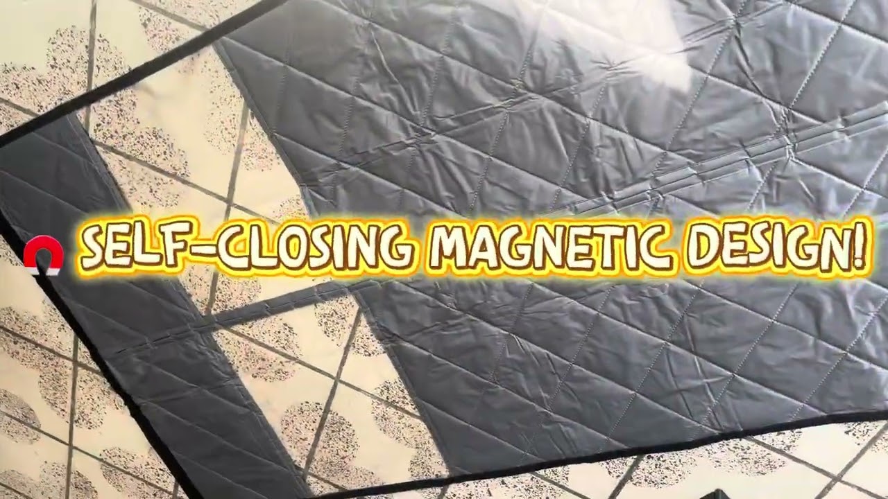 ❄️ Upgraded Magnetic Thermal Door Curtain | Keep Warm This Winter with Style & Comfort! 🏠✨