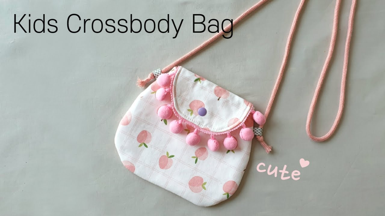 DIY 귀여운 키즈 크로스백 만들기(w. 천나라) - How to sew a Cute Kids Crossbody Bag/패턴 공유