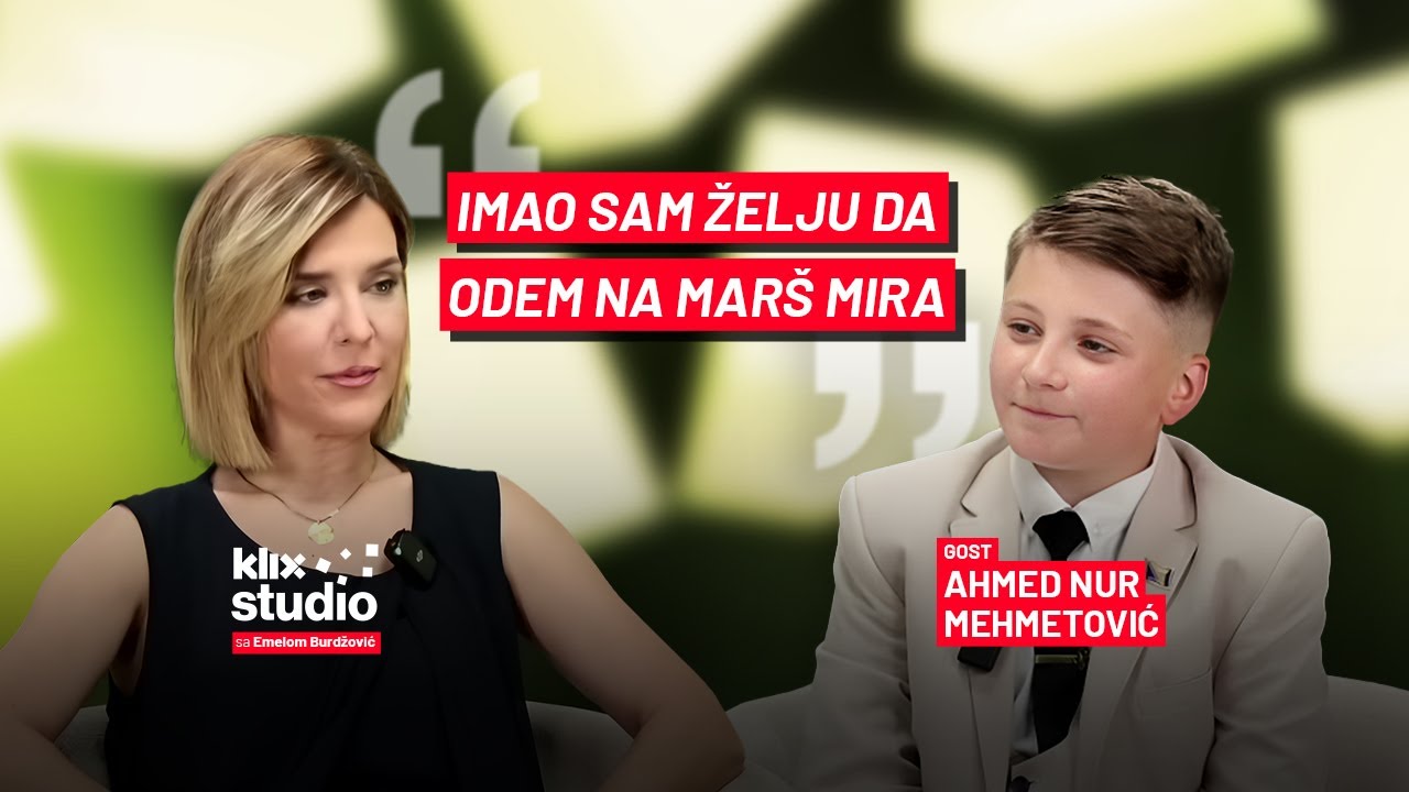 Ahmed Nur Mehmetović ima 11 godina i napisao je knjigu o Potočarima