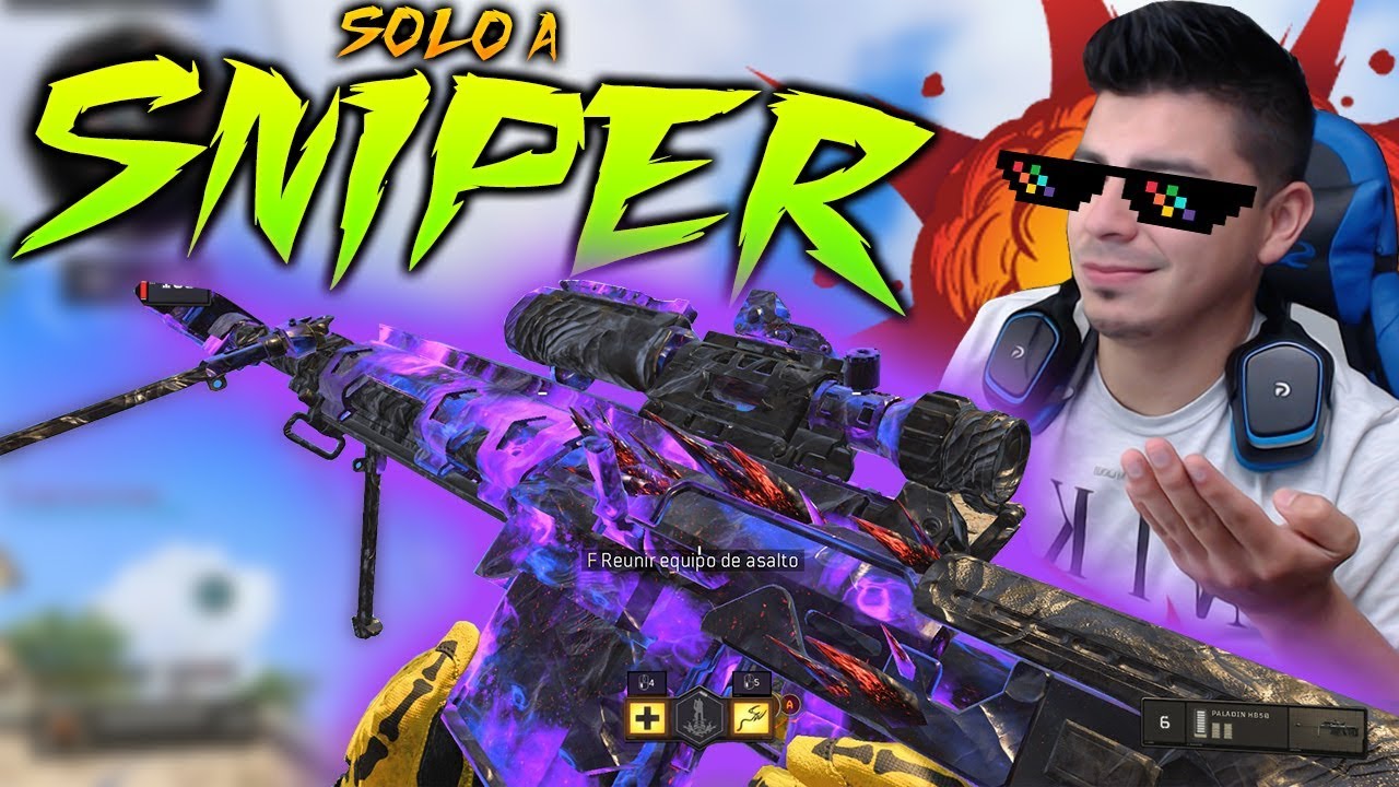 Juanchivox SOLO a SNIPER en Black Ops 4 😱😂🔥