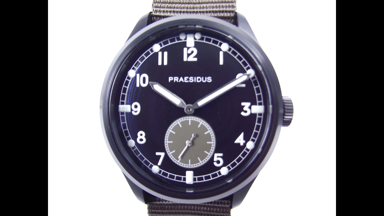 Recenzja zegarka Praesidus DD-45 Khaki Field 4K