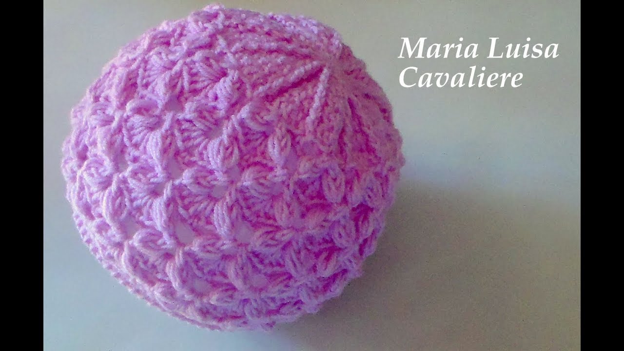 Cappello punto fiocchetti all'uncinetto tutorial