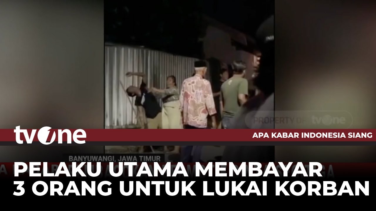 Aksi Pembacokan Bermotif Cinta Segitiga di Banyuwangi Terekam CCTV | AKIS tvOne