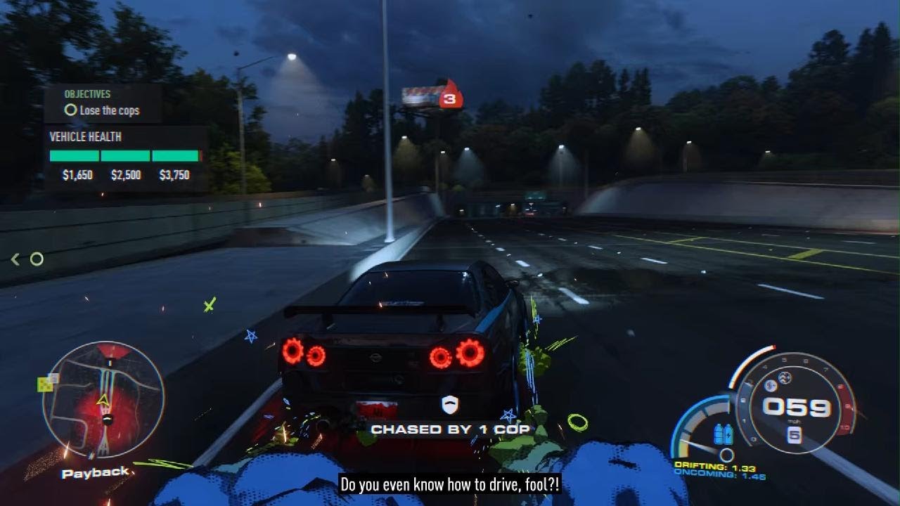 NFS driving nissan skyline part2
