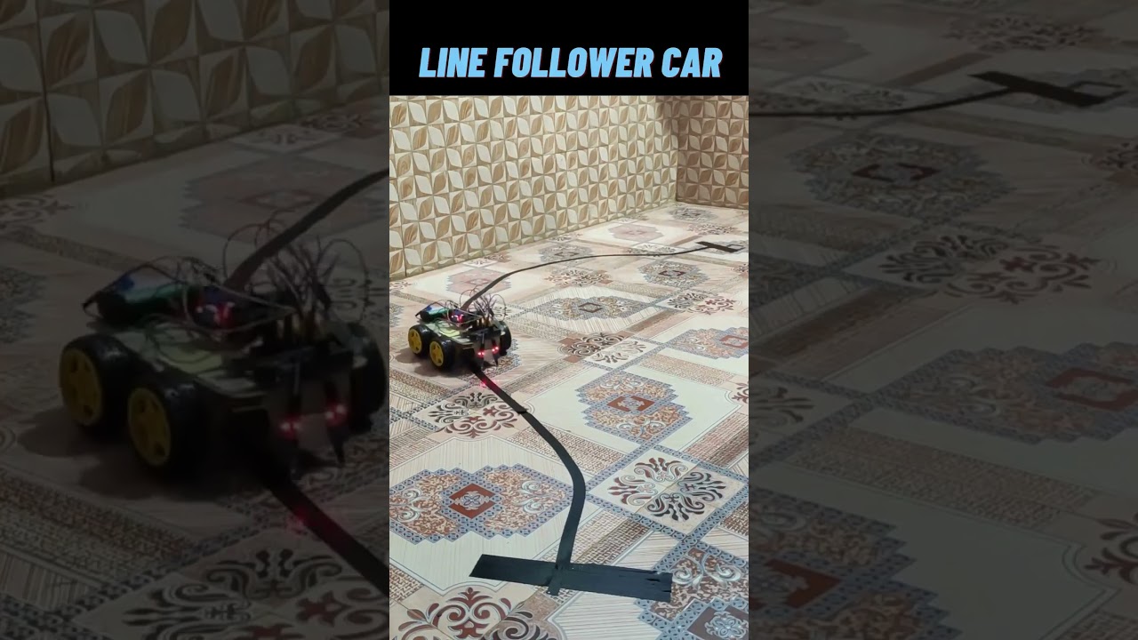 LINE FOLLOWER CAR - USING ARDUINO
