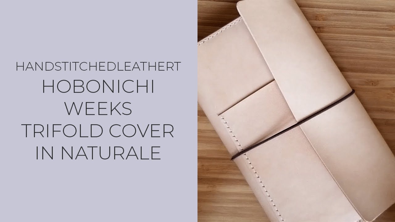HandStitchedLeatherT Hobonichi Weeks Trifold Cover Unboxing & Initial Impression Review