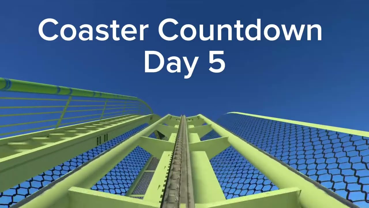 Coaster Countdown day 5 | B&M staggered hyper | #planetcoaster2 #bolligerandmabillard #hypercoaster 