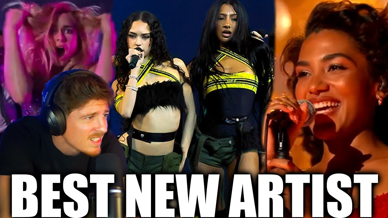 REACTION: KATSEYE, Olivia Dean, Addison Rae & More | Grammys Best New Artist Performances & Winner