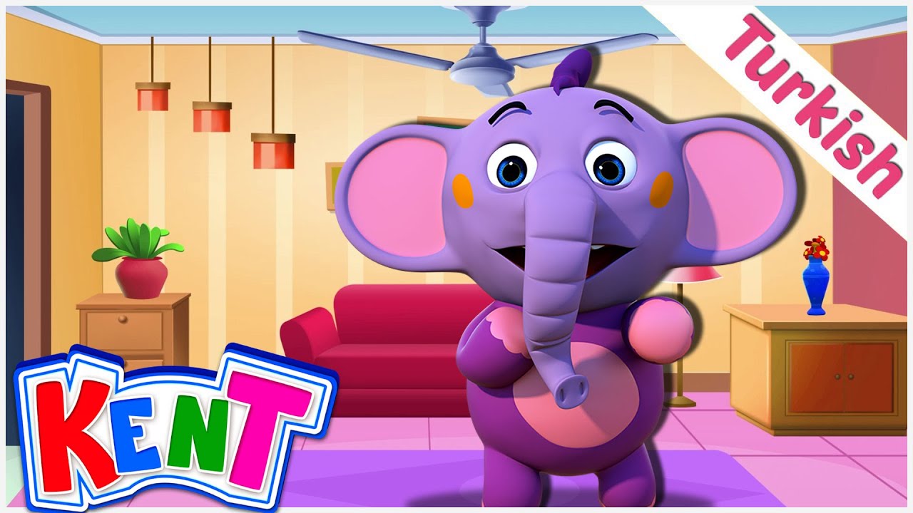 Evi Kent ile dekore etmeyi öğren | öğrenme videoları | Kent The Elephant