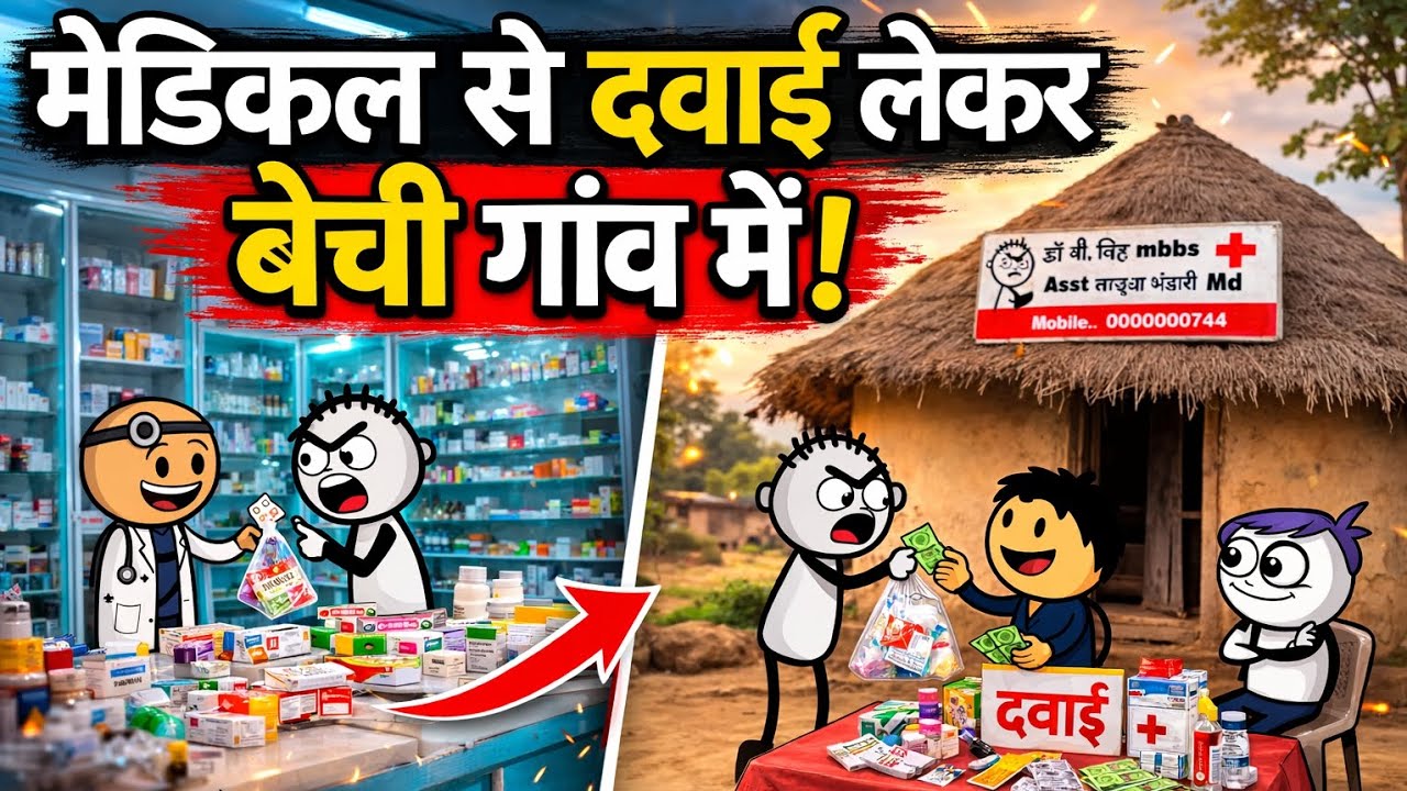 मेडिकल से दवाई लेकर गांव में बेची, फिर क्या हुआ देखिए