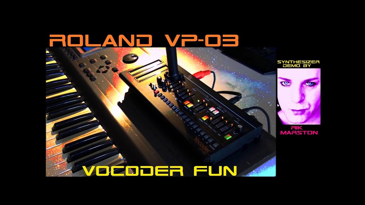 Roland VP-03 Vocoder FUN! Boutique Synthesizer VP-330 Plus Rik Marston