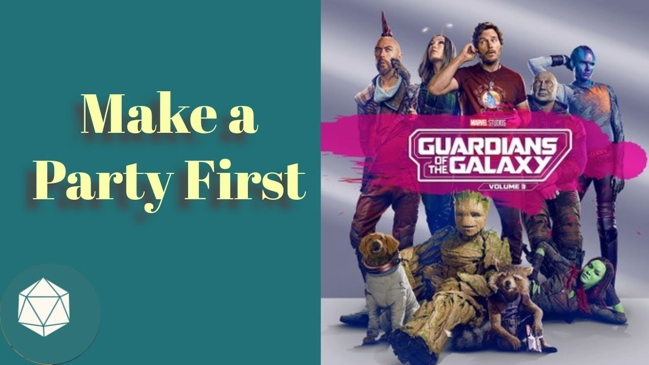 Stop Making Characters – Start Making the Party First