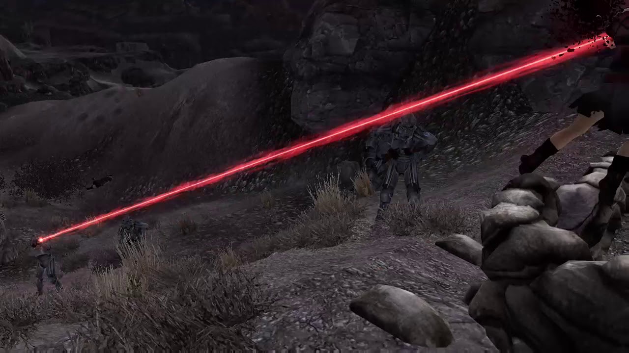 Fallout New Vegas: F3 Brotherhood of Steel attack Nelson round 5