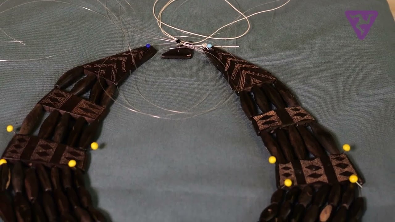 National Treasures - Bronze Age Jet Bead Necklace