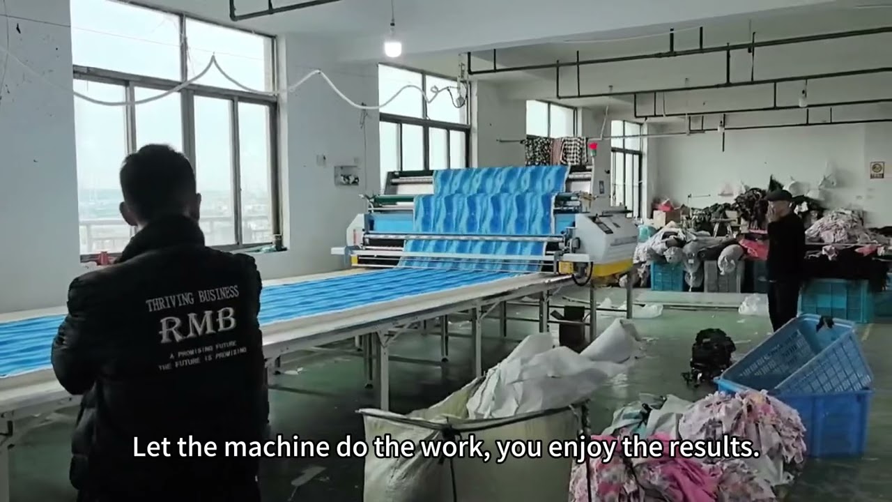Step into the world of precision fabric spreading with Blue Lotus