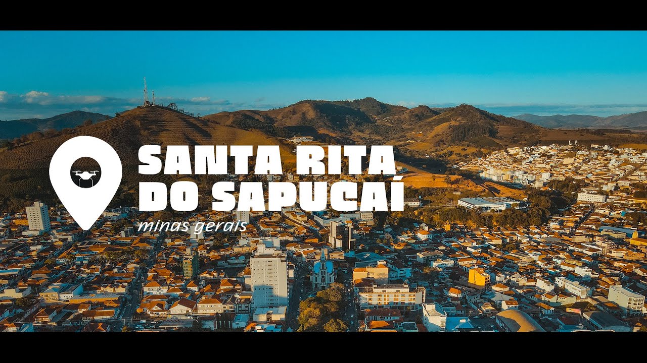 Vista aérea de Santa Rita do Sapucaí/MG