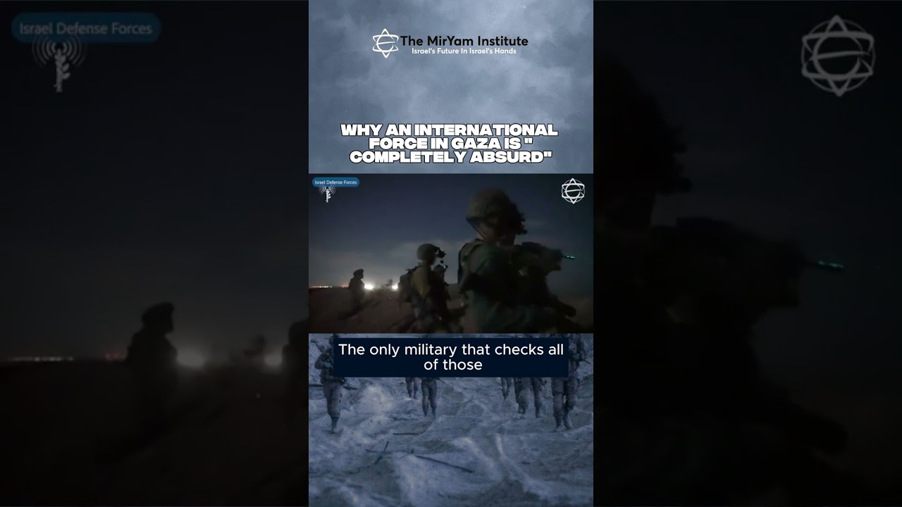 Why an International Force in Gaza is 