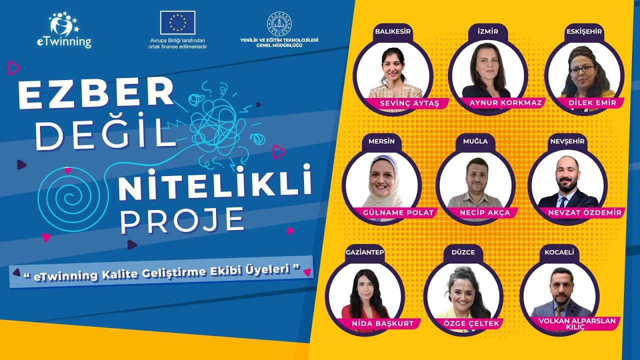 Ezber Değil Nitelikli Proje - eTwinning Mesleki Gelişim Webinarları