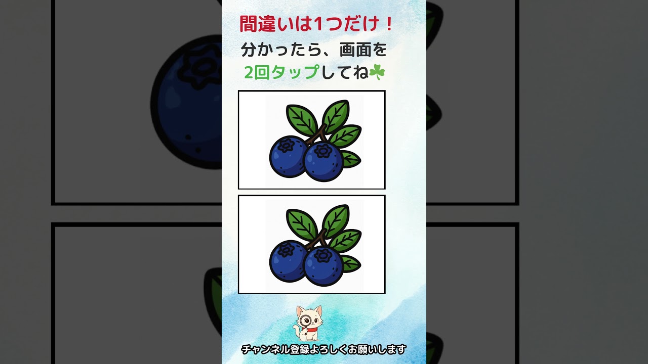 あなたの観察力が試される！どこが違う？21#暇つぶし ＃脳トレ ＃間違い探し