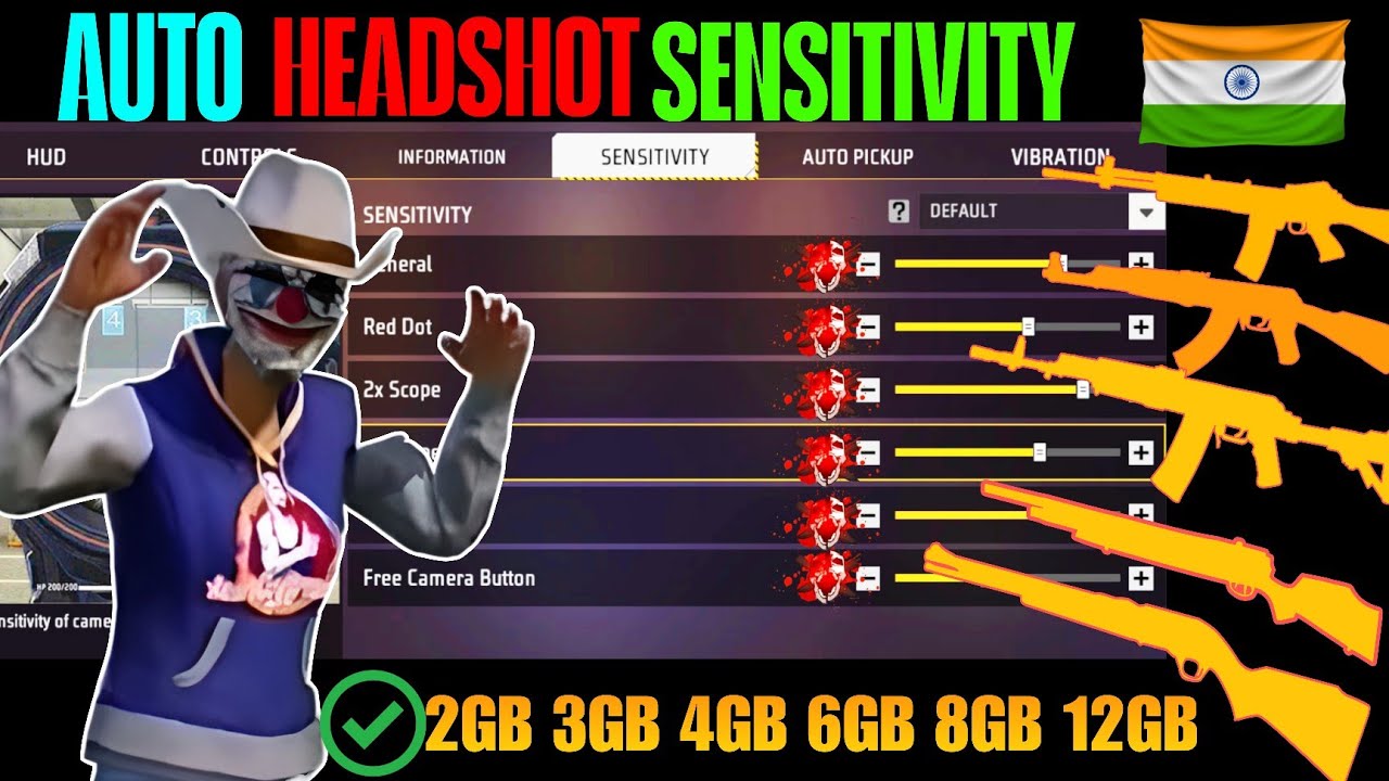 Auto Headshot Sensitivity Free Fire | Only Headshot Lage Ga Ek Is Sensitivity Ko Use Karo Go To 😱