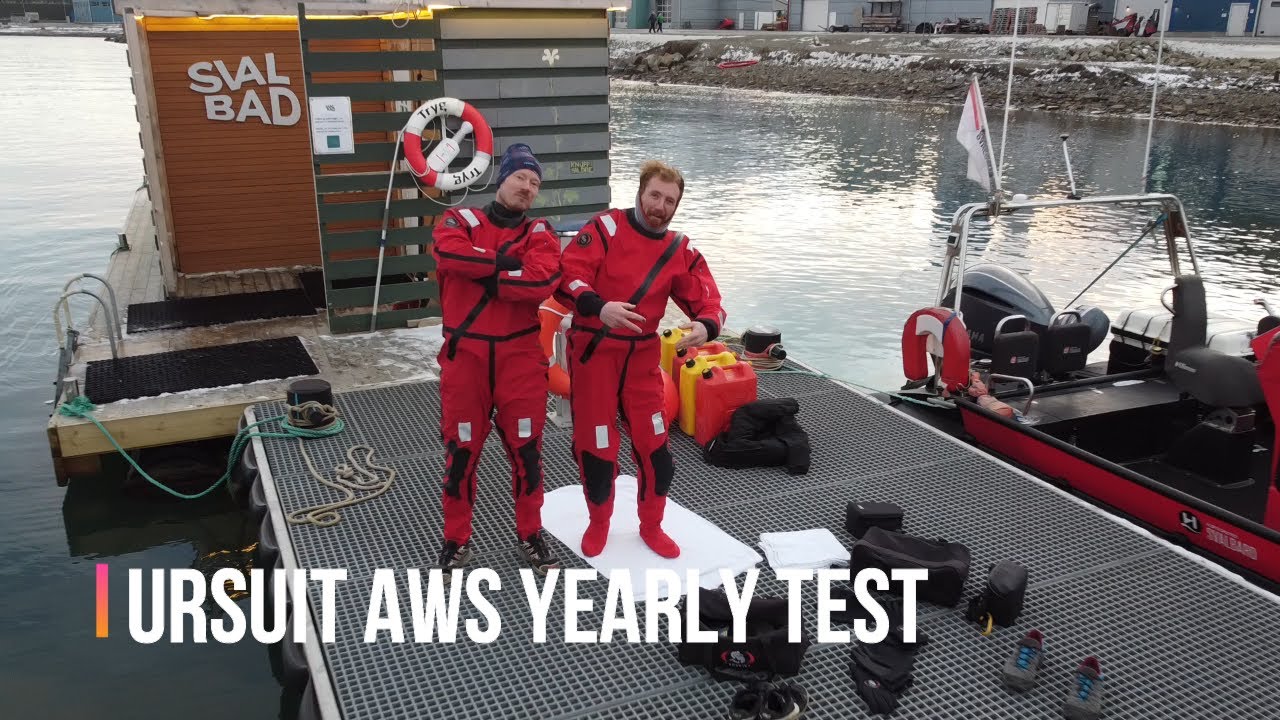 Ursuit AWS immersion suit yearly test