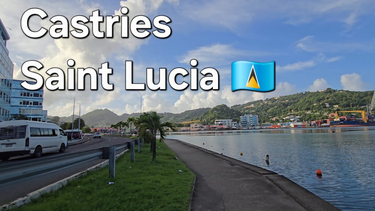 Castries Waterfront Walk | St. Lucia’s Capital & John Compton Highway 🇱🇨