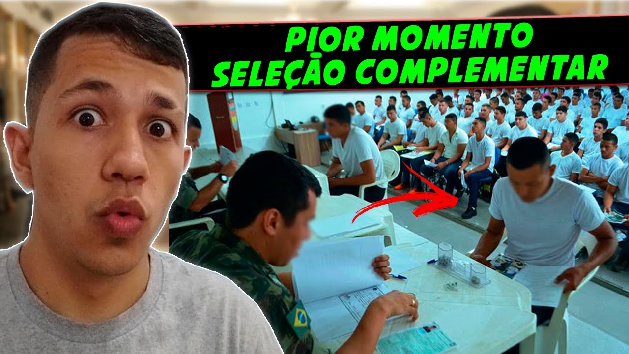 QUAL O PIOR MOMENTO DA SELEÇÃO COMPLEMENTAR 2022