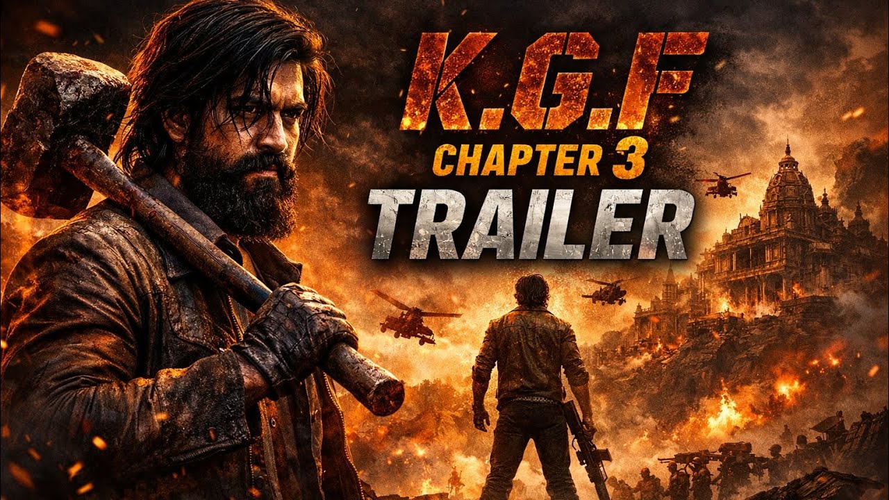 KGF Chapter 3 Trailer Spoof 😂 | Rocky Bhai Funny Parody | KGF Comedy Video
