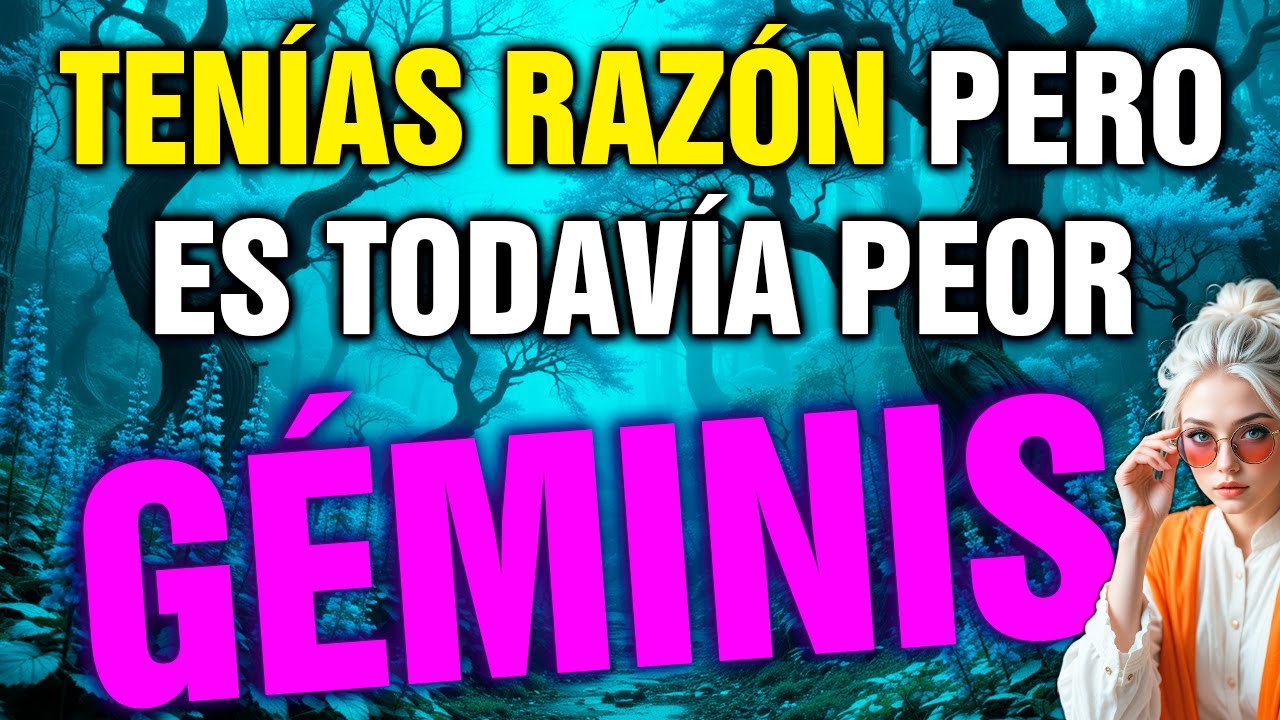 géminis 💥 TE CONFIRMAN ALGO QUE SOSPECHABAS… pero la realidad es aún peor