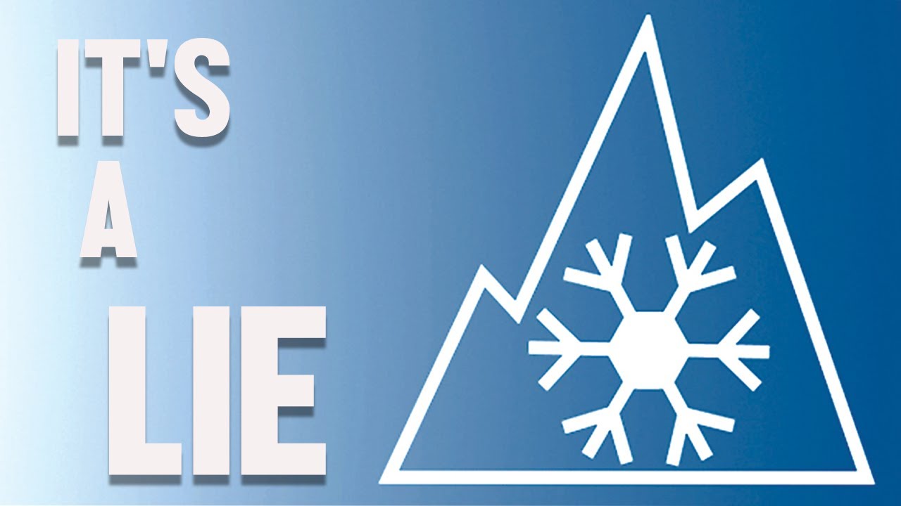The Three-Peak Mountain Snowflake Lie