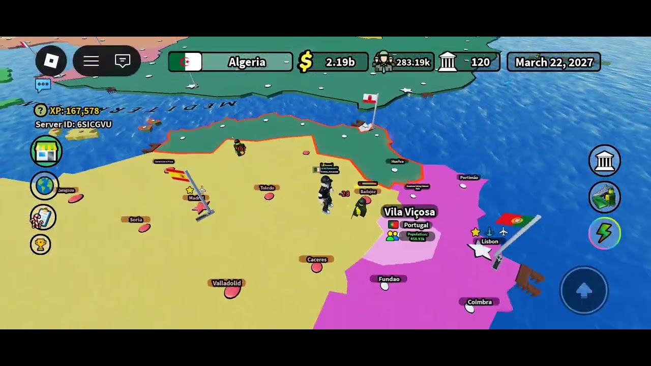 Algerian empire in roblox control europe 🇩🇿 