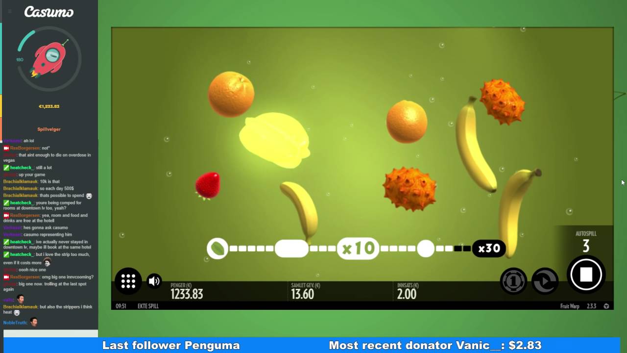 Fruit Warp - Big Win - Carambolas