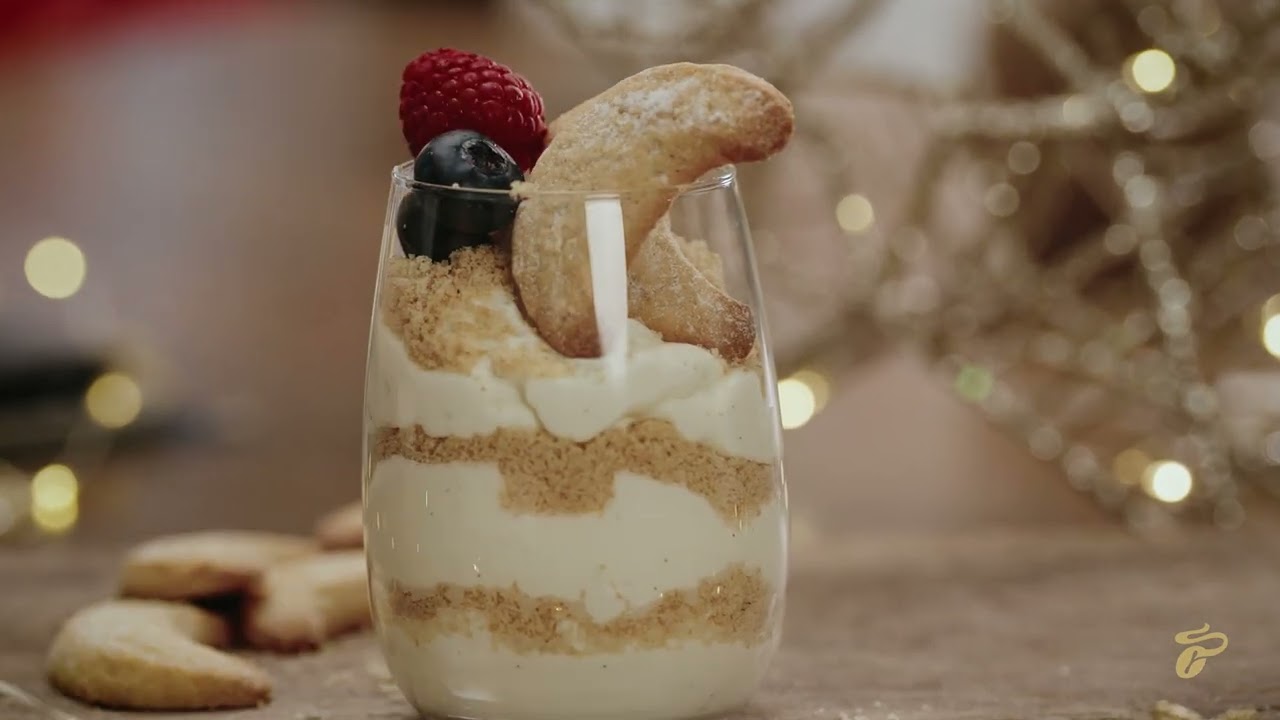 Vanillekipferl-Dessert