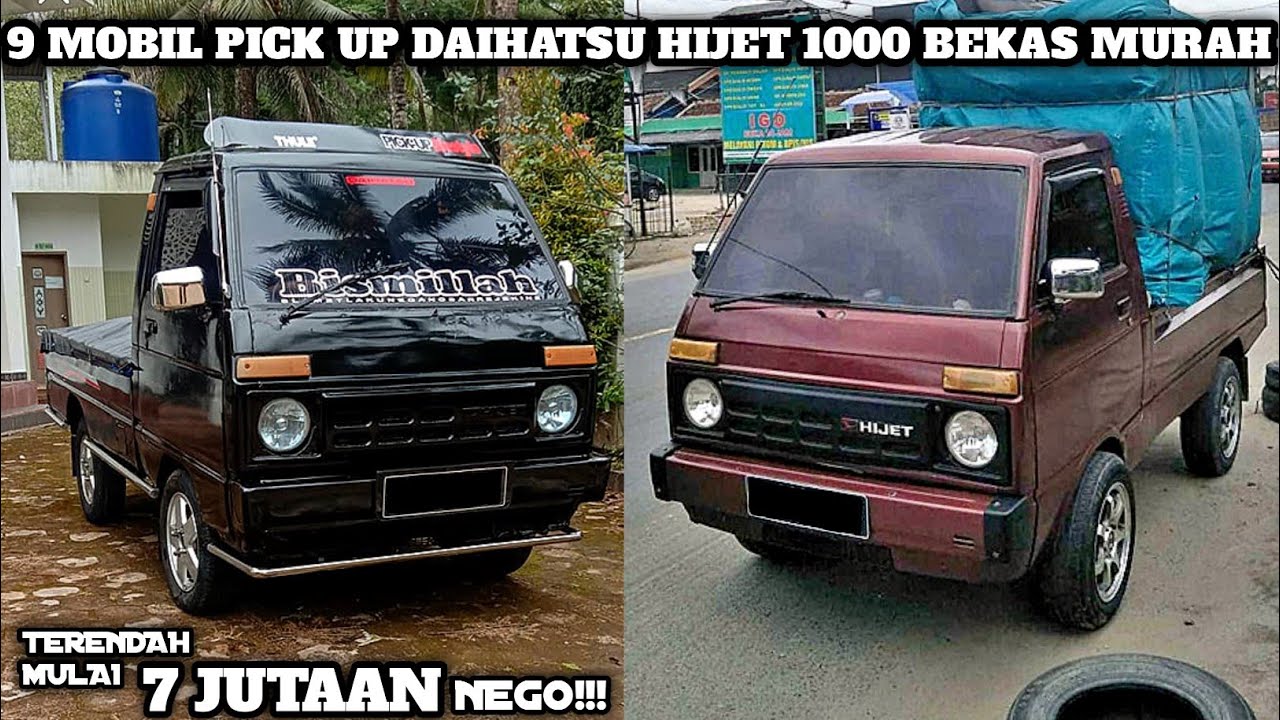 HARGA PICK UP DAIHATSU HIJET 1000 BEKAS MURAH || MULAI 7 JUTAAN || UPDATE 2023 || JUAL BELI MOBIL
