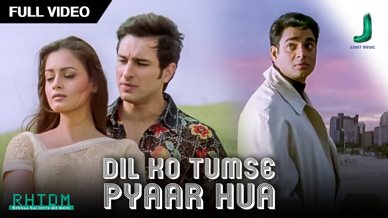 Dil Ko Tumse Pyaar Hua | Rehnaa Hai Terre Dil Mein | Saif Ali Khan | Dia Mirza | Roop Kumar Rathod