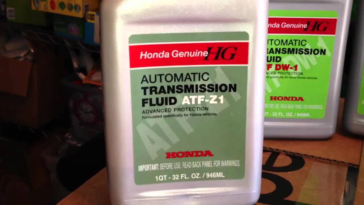 Honda ATF DW-1 vs. AFT-Z1 Automatic Transmission Fluid Info